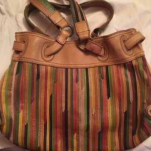 Lucky Brand Boho Patchwork Leather Bag “Stunning”
